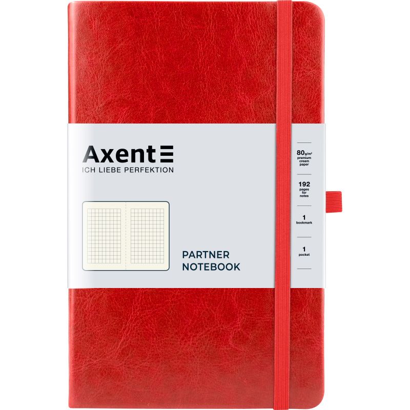 Книга записна Partner Lux, 125*195, 96арк, кл, чер фото 1 Книга записна Partner Lux, 125*195, 96арк, кл, чер фото 1
