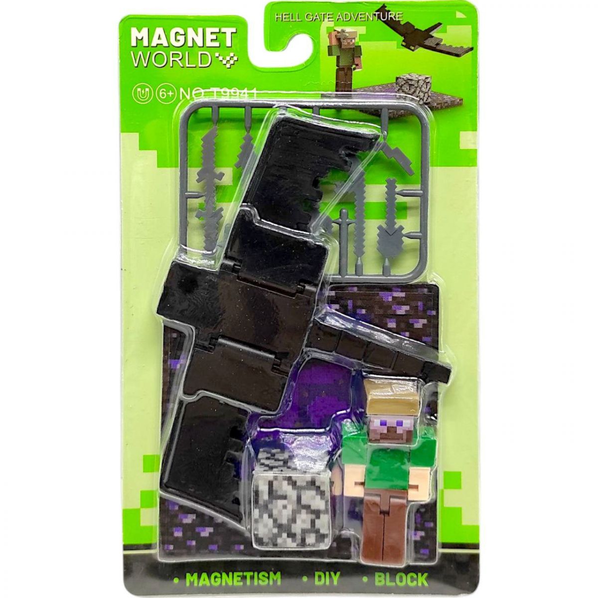 Конструктор магнітний MINECRAFT (ВИД 3)  фото 1