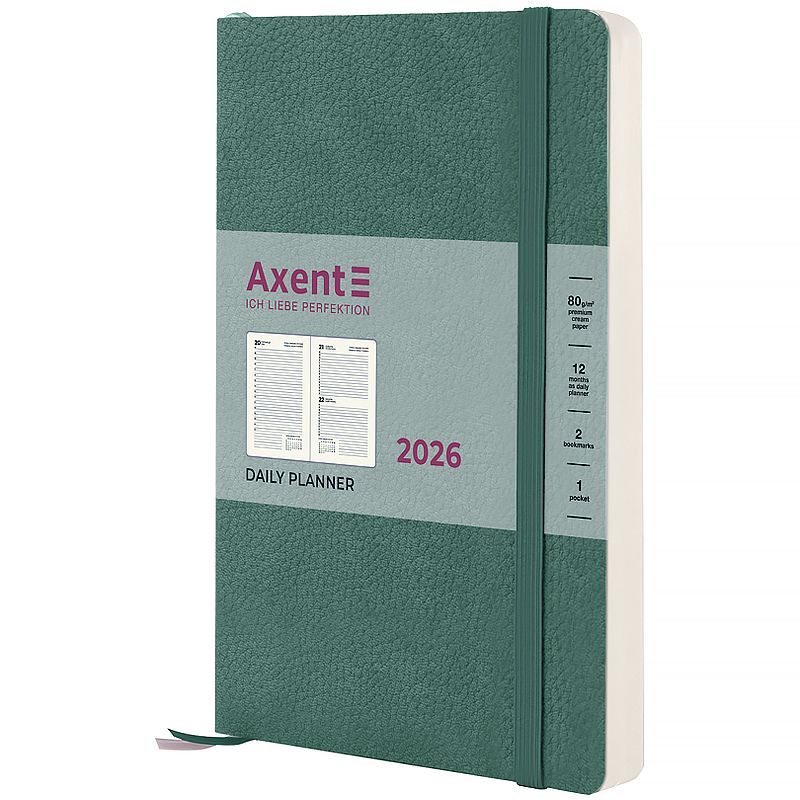 Щоденник 2026 Partner Soft Skin, 145*210, сіро-лазурний фото 1 Щоденник 2026 Partner Soft Skin, 145*210, сіро-лазурний фото 1