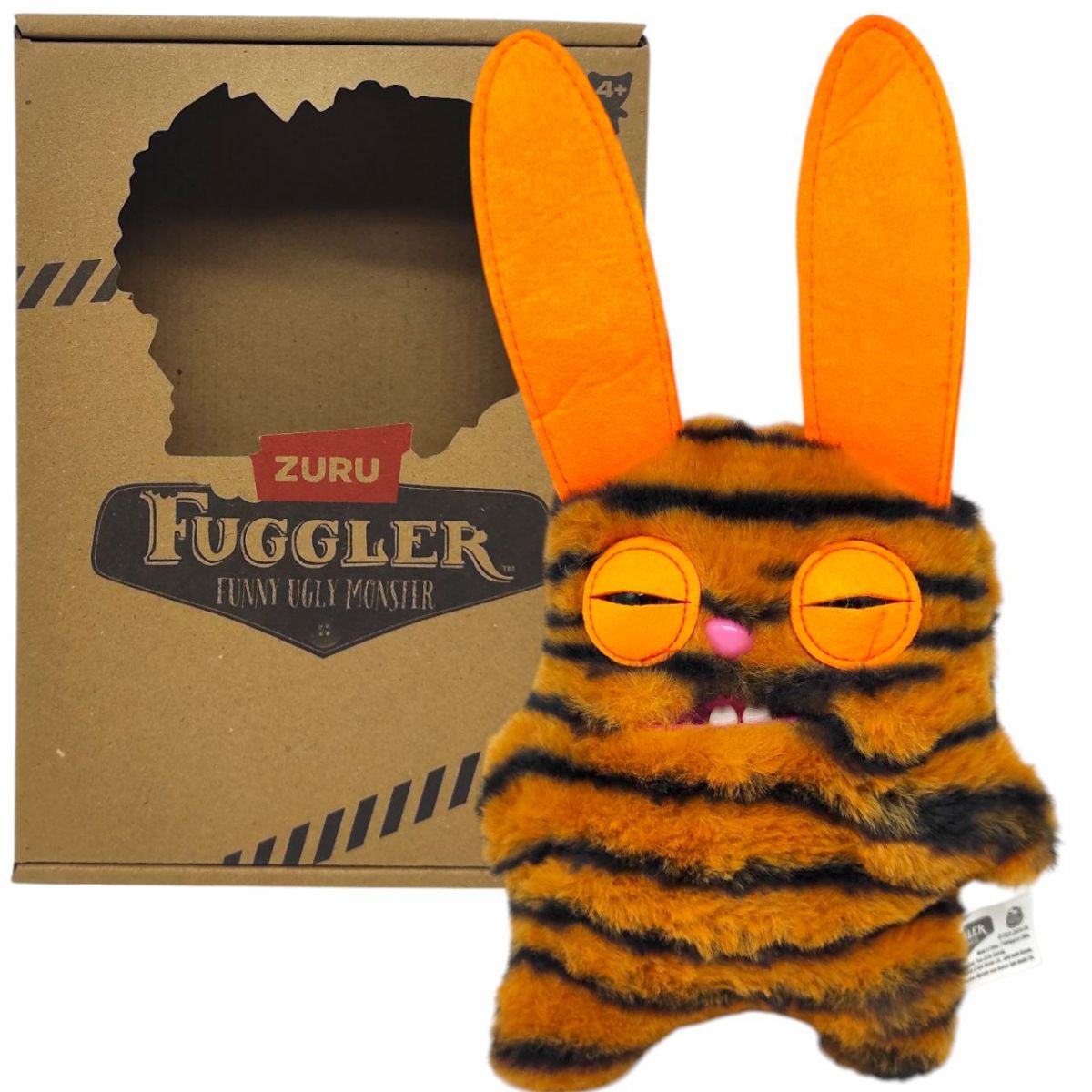 Мʼяка іграшка "Фуглер.  Fuggler"  24 см (ПОЛОСАТІ)  фото 1