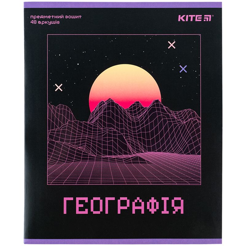 Зошит предметн. 48 арк. , кл. , УФ лак, Neo, географія фото 1 Зошит предметн. 48 арк. , кл. , УФ лак, Neo, географія фото 1