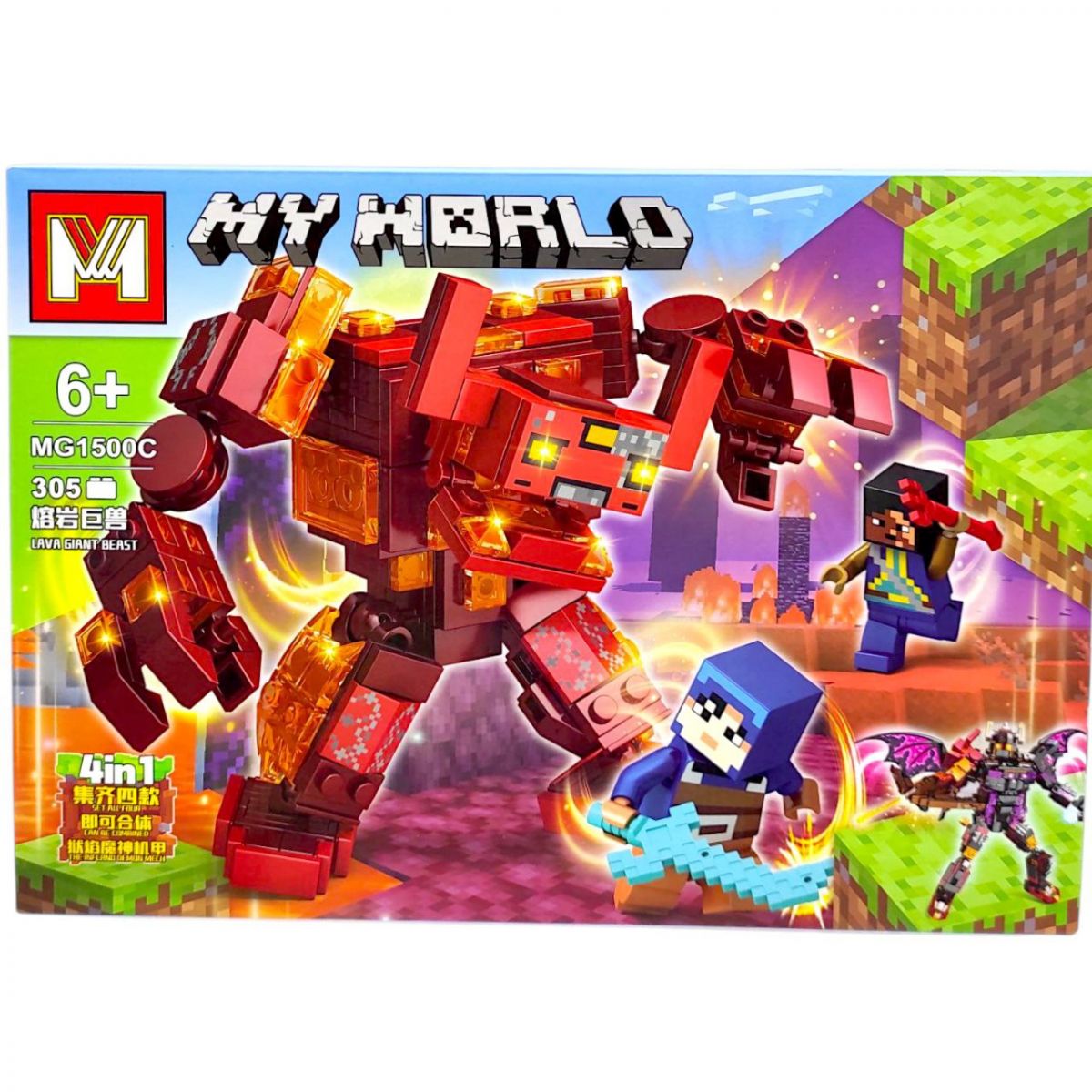 КОНСТРУКТОР MINECRAFT (ВИД 1)  фото 1