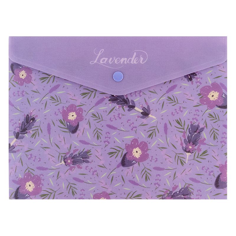 Папка на кнопці А5+ Lavender-1 фото 1 Папка на кнопці А5+ Lavender-1 фото 1