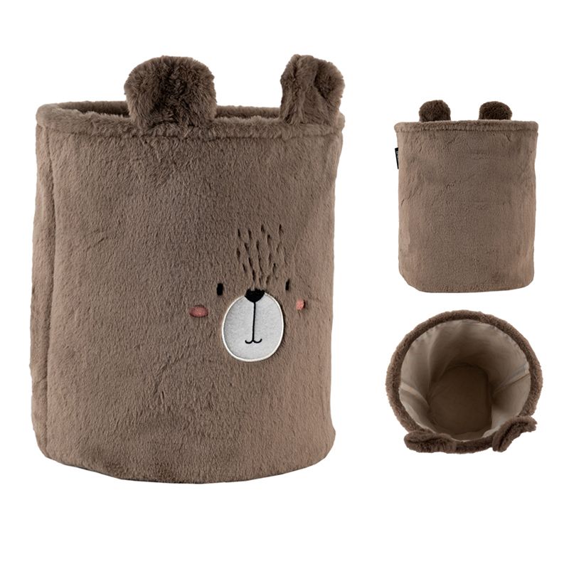 Кошик для зберігання 3100 Sweet Bear 30х35 см, плюшевий  фото 1