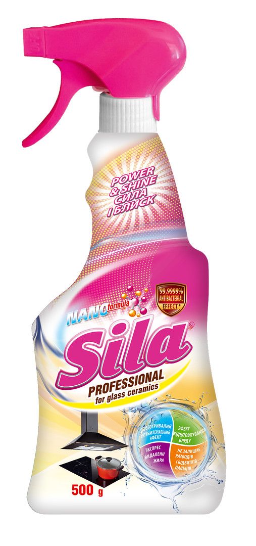 SILA Professiona засіб чистячий 500г склокераміка  фото 1