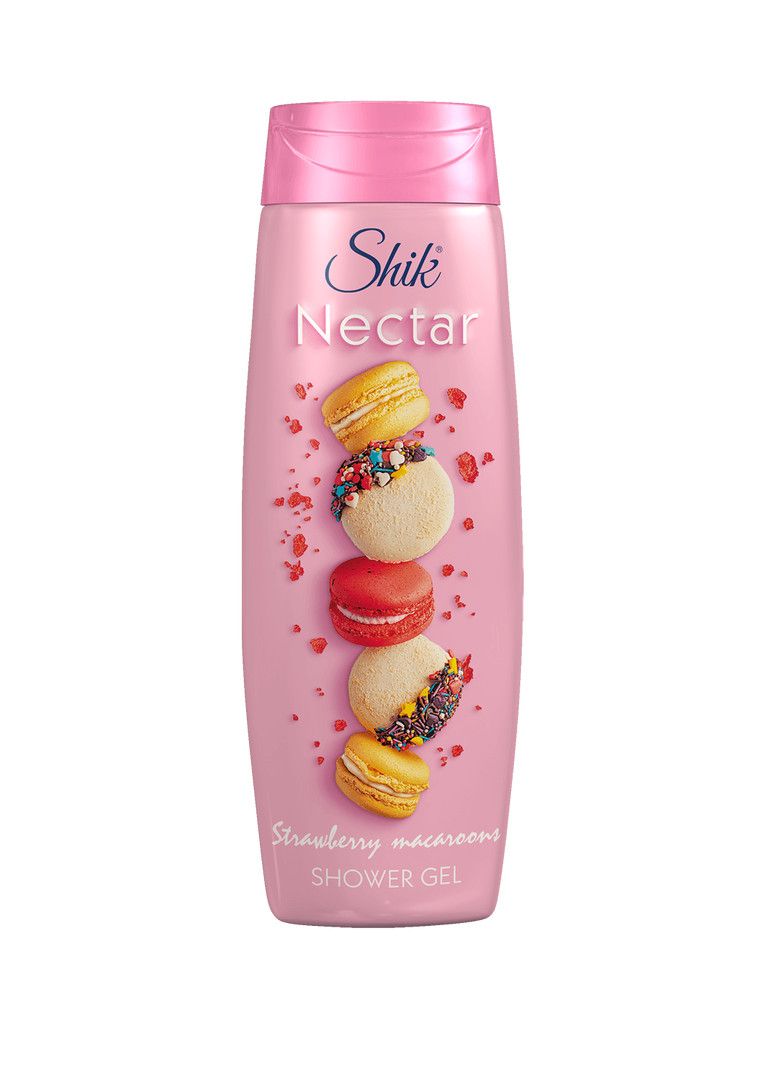 Shik Nectar гель д/душа 400г Strawberry macaroons фото 1 Shik Nectar гель д/душа 400г Strawberry macaroons фото 1
