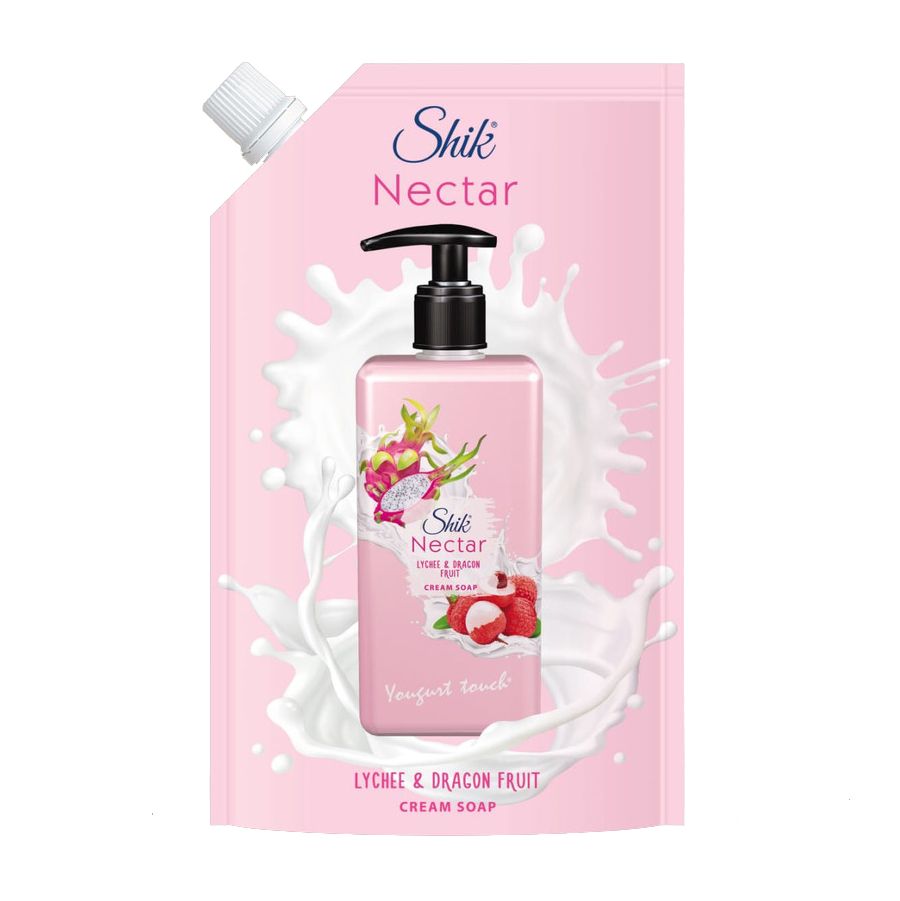 Рідке крем-мило "Shik Nectar", дой-пак 460 мл, лічі та пітахайя фото 1 Рідке крем-мило "Shik Nectar", дой-пак 460 мл, лічі та пітахайя фото 1