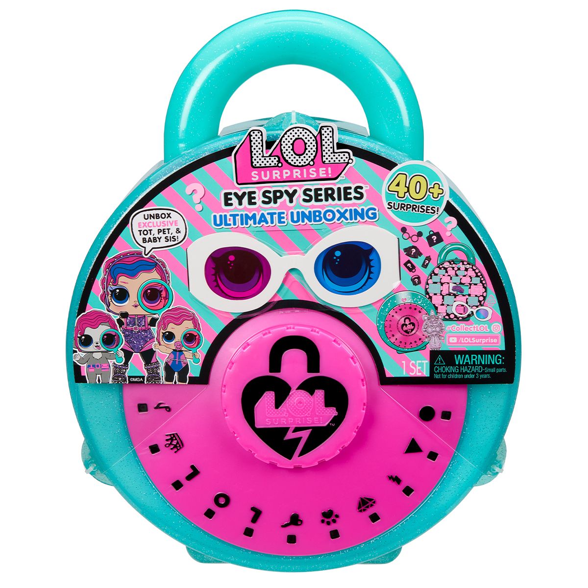 Ігровий набір з ляльками L. O. L.  Surprise! серії Eye Spy – Великий сюрприз з загадками  фото 1