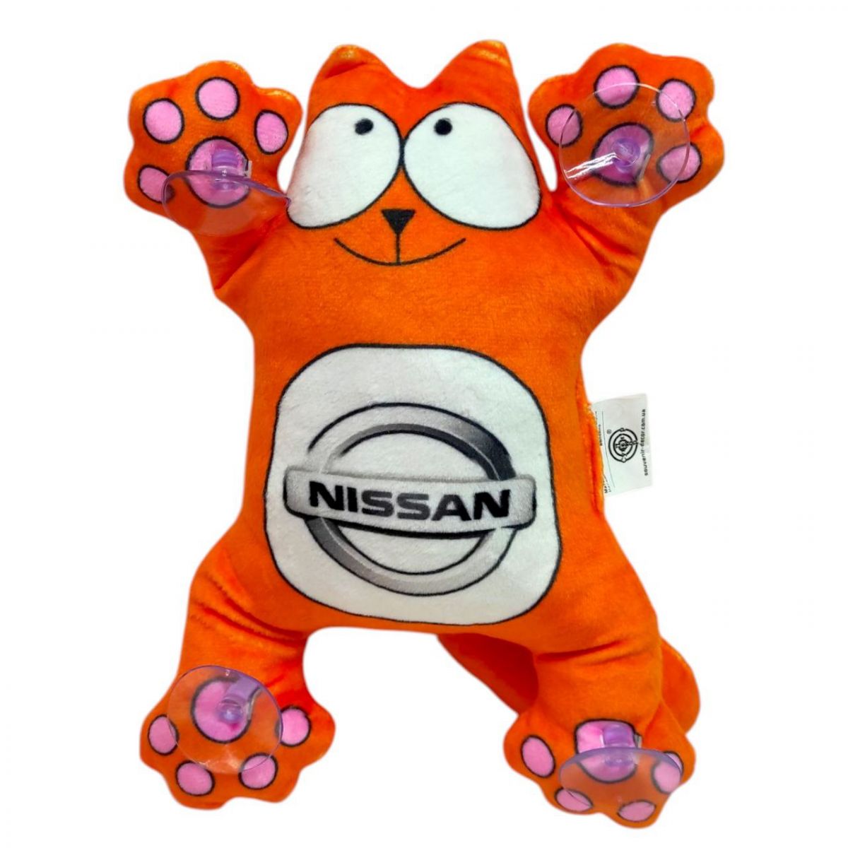 Котик Саймон на присосках 24 см NISSAN (ПОМАРАНЧЕВИЙ) фото 1 Котик Саймон на присосках 24 см NISSAN (ПОМАРАНЧЕВИЙ) фото 1