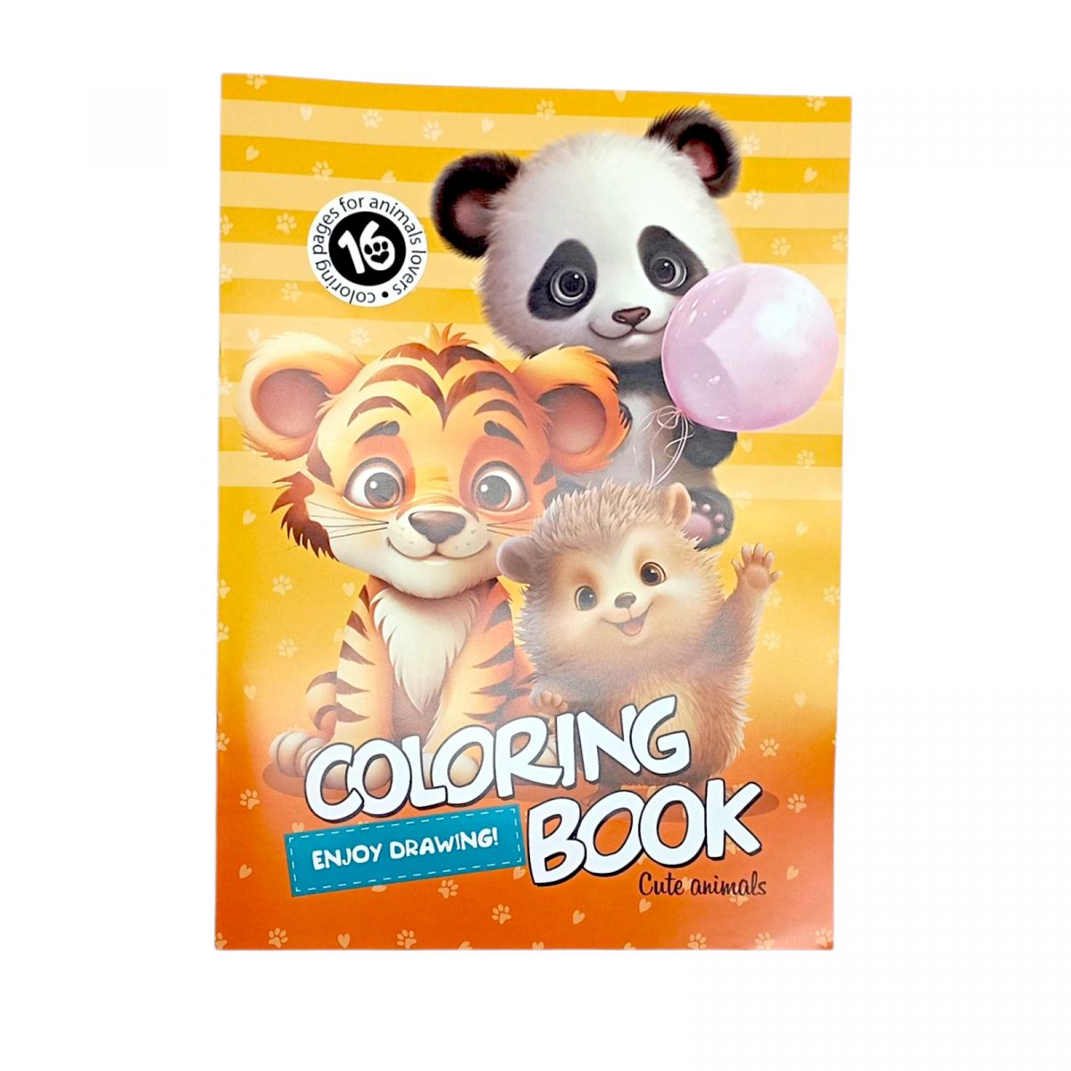 Розфарбовка, 210х297 мм, (ПОМАРАНЧЕВА CUTE ANIMALS) фото 1 Розфарбовка, 210х297 мм, (ПОМАРАНЧЕВА CUTE ANIMALS) фото 1