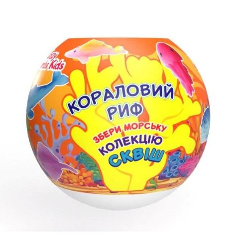 Аква Шайн Crazy Bombs Kids бомба д/ванн 120г Кораловий риф  фото 1