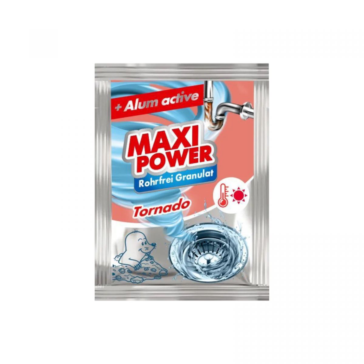 MAXI POWER Засіб гранульований для очищення труб з теплою водою 80 г  фото 1