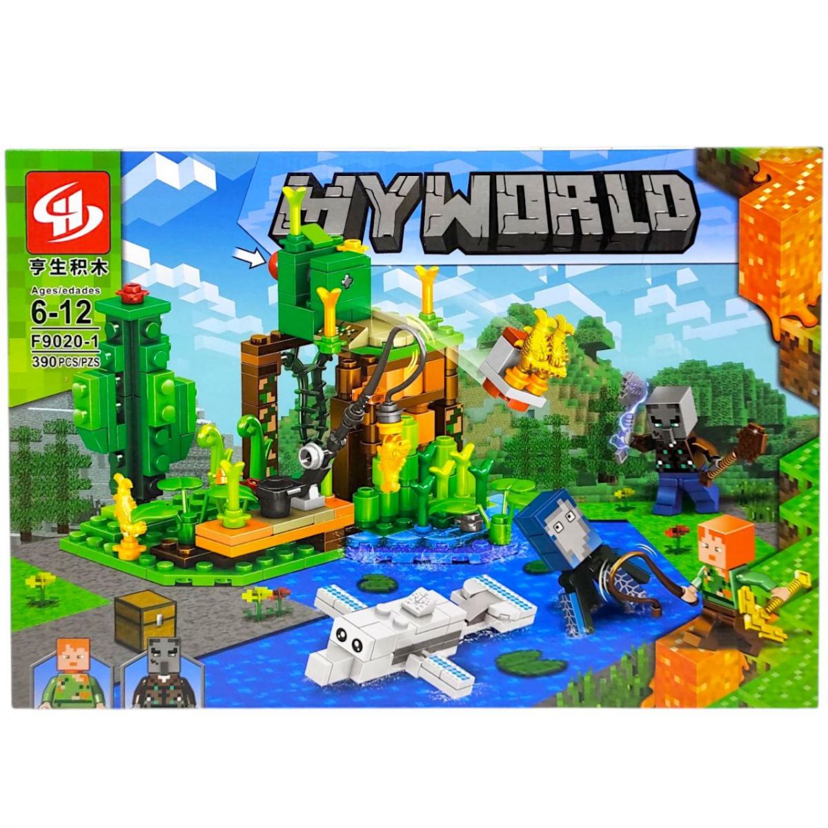 Конструктор "Майнкрафт/Minecraft" 390 деталей  фото 1