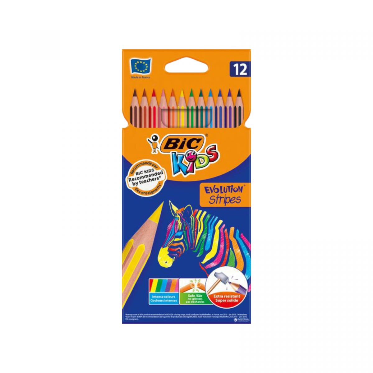 BIC Олівець Kids Evolution Stripes 12 уп.  фото 1