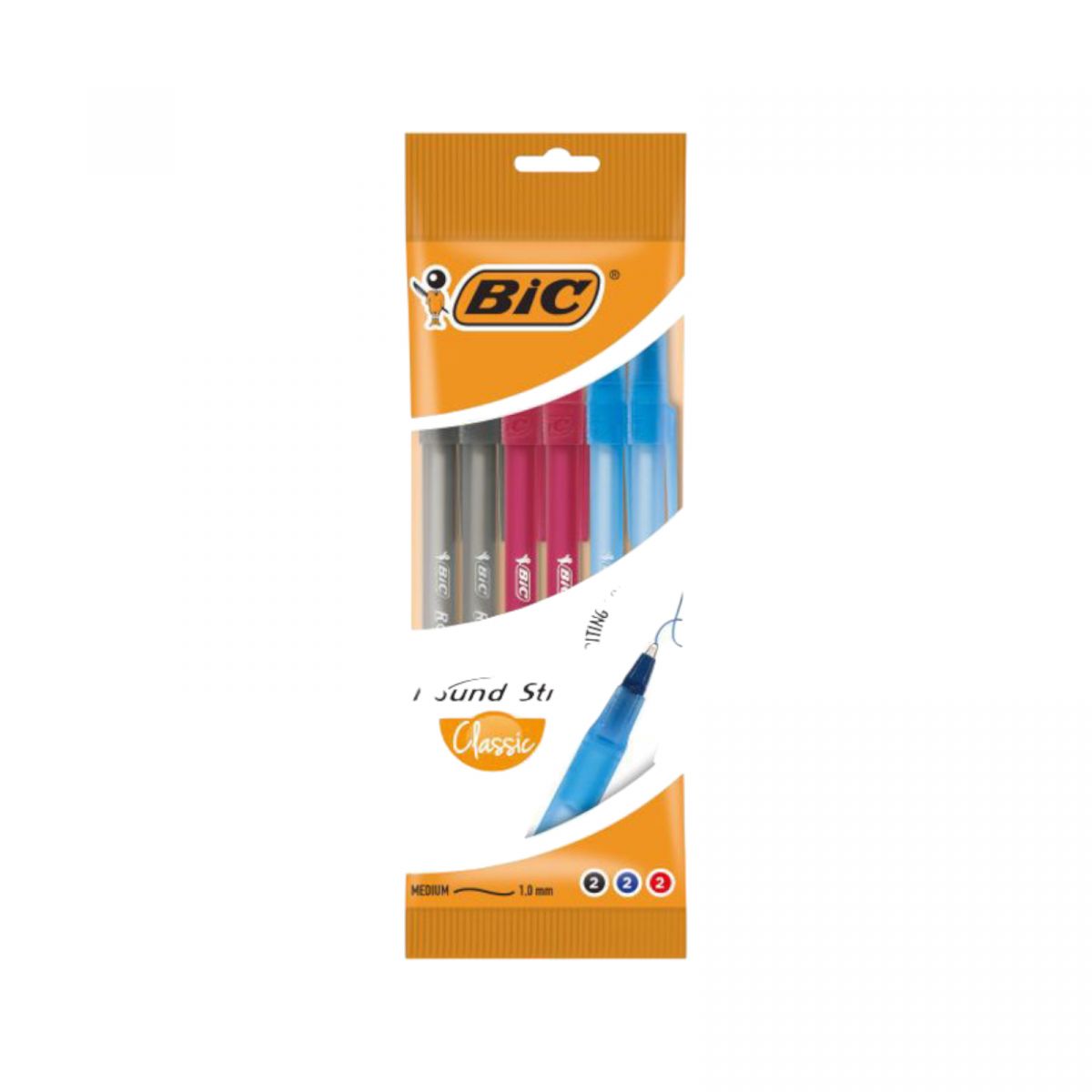 BIC Ручка Round Stic Ass 6 уп. фото 1 BIC Ручка Round Stic Ass 6 уп. фото 1