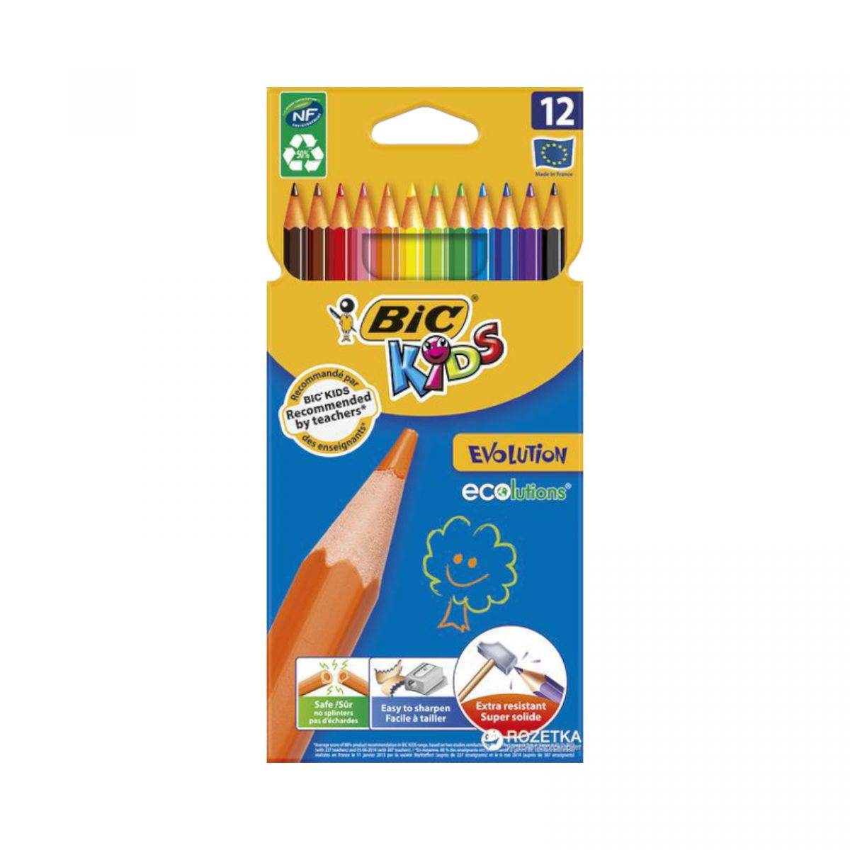 BIC Олівці Kids Evolution 12 уп.  фото 1