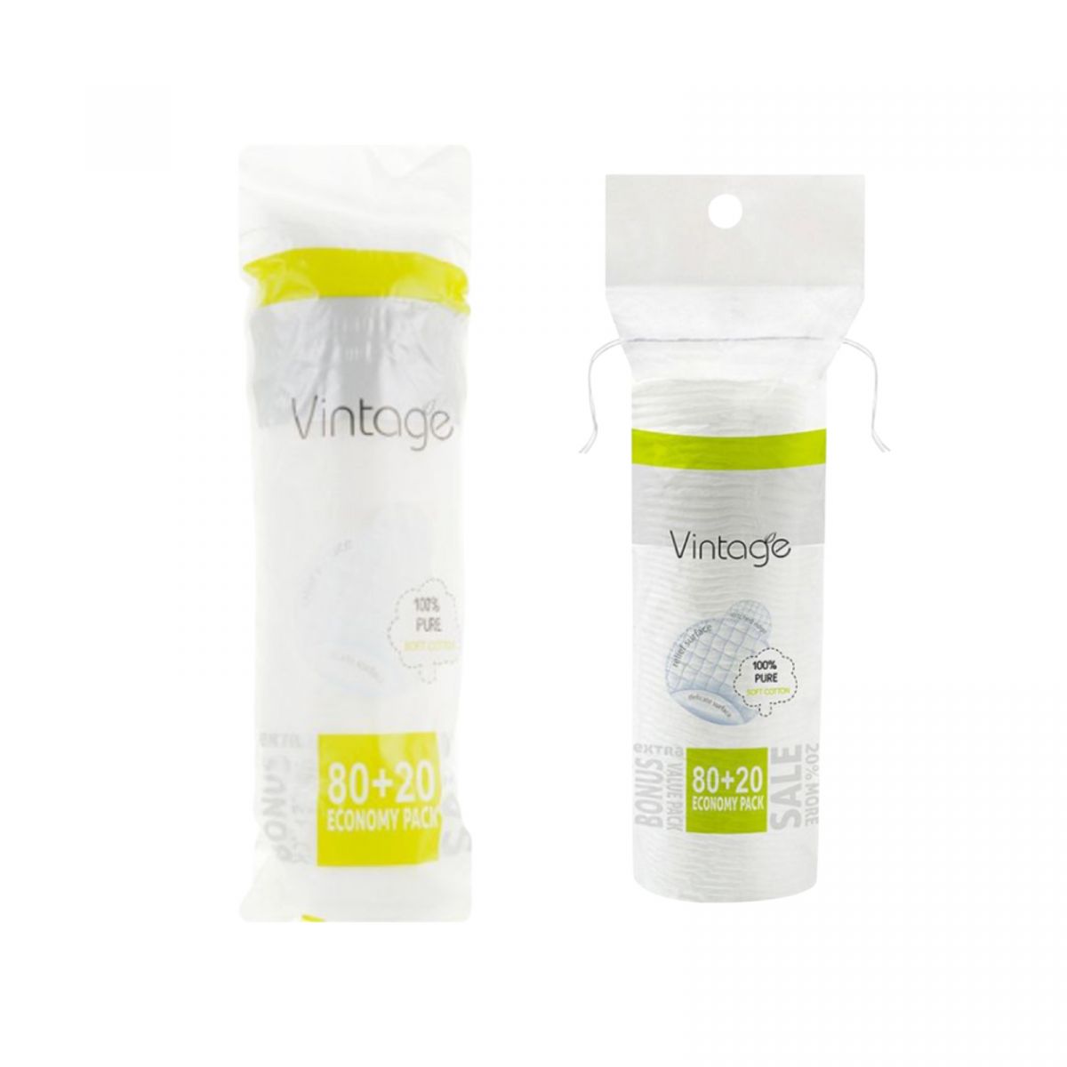 Vintage ватні диски 80+20шт NEW  фото 1