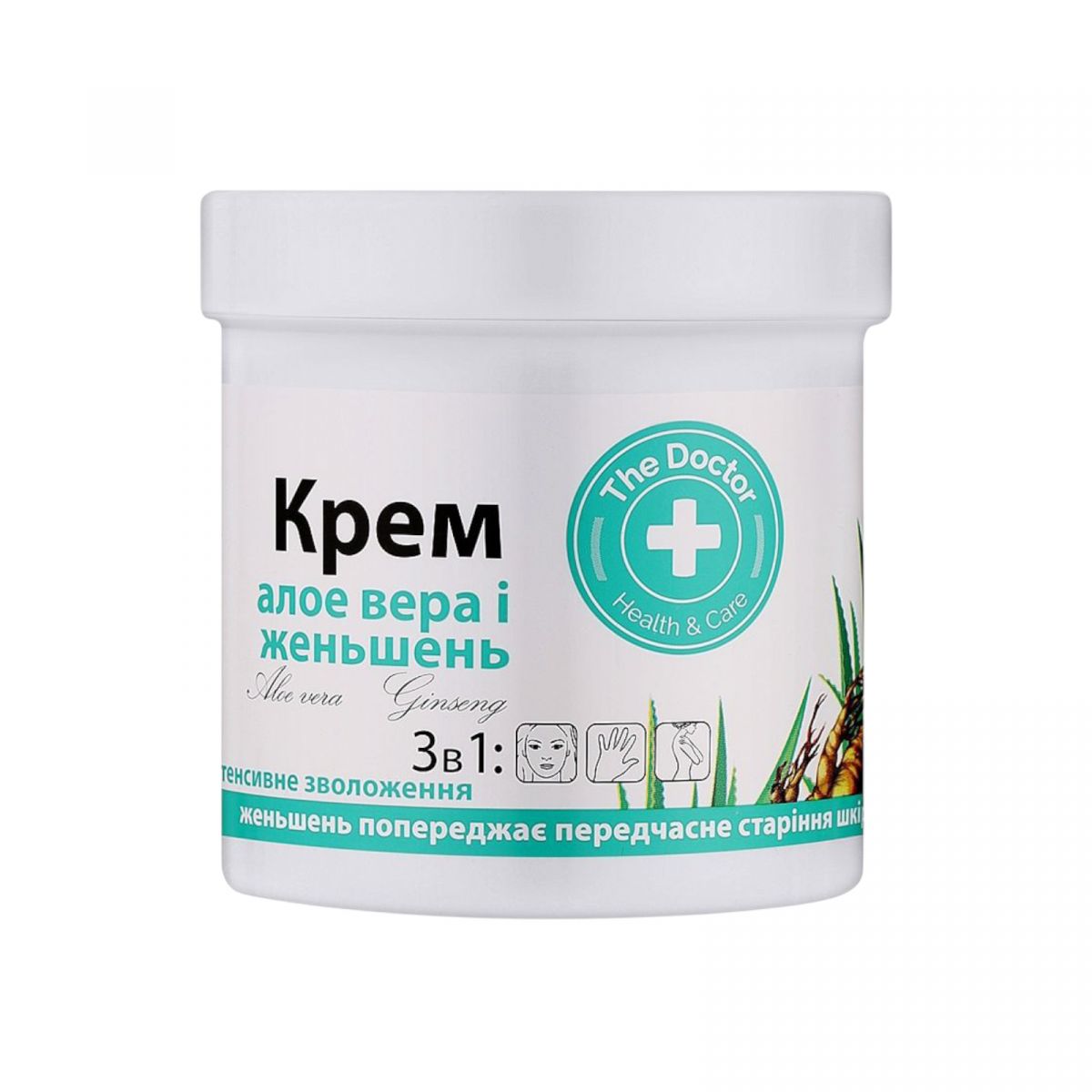 The Doctor Health  Care крем 250мл алое вера та женьшень  фото 1