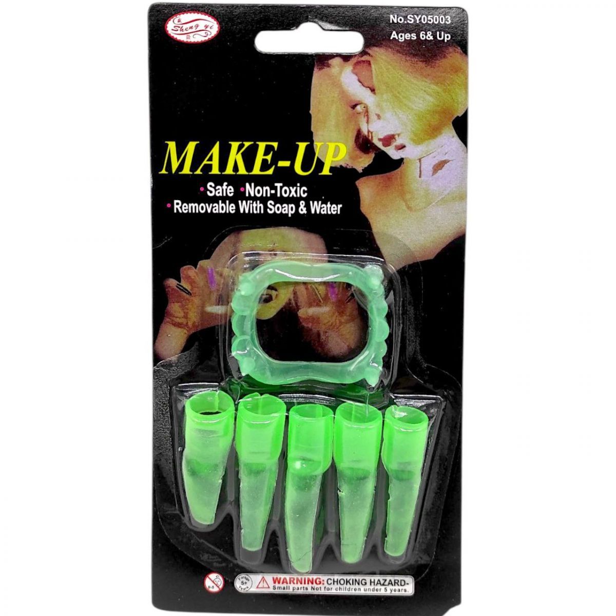 Уцінка.  Іграшка-прикол "Набір вампіра" - Відсутній один ніготь  фото 1