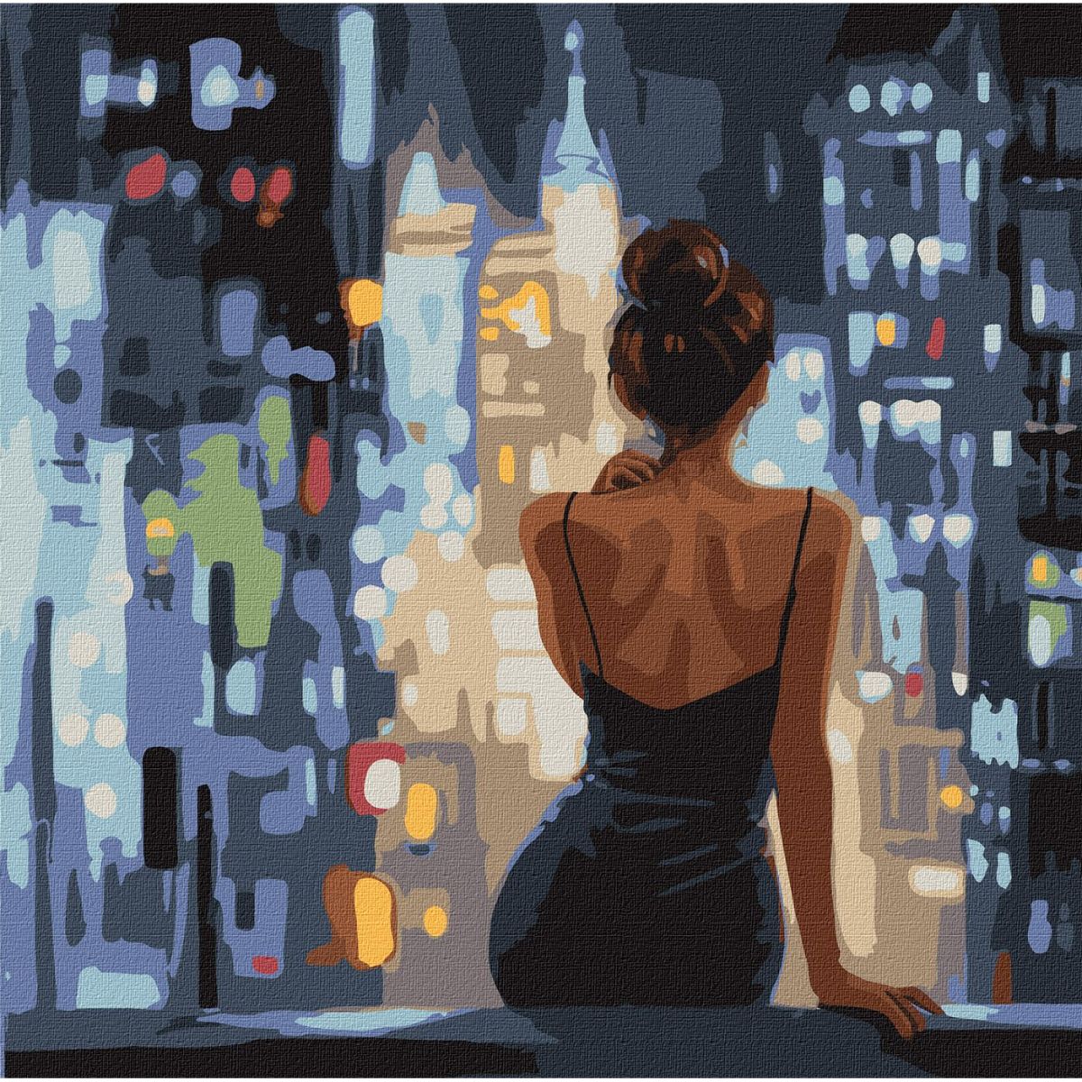 Картина по номерах "Кінець вечірки" 40х40 см  фото 1