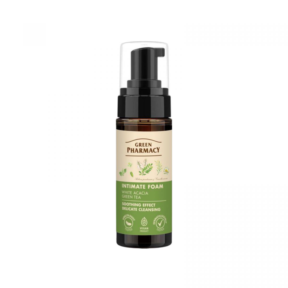 Green Pharmacy пенка д/интимной гигиены 150мл акация/чай  фото 1 Green Pharmacy пенка д/интимной гигиены 150мл акация/чай  фото 1