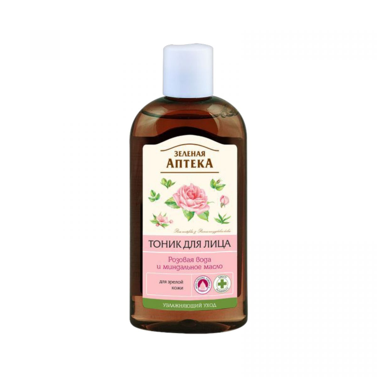 Green Pharmacy тоник д/лица. 200мл розовая вода/миндальное масло д/зрелой кж. фото 1 Green Pharmacy тоник д/лица. 200мл розовая вода/миндальное масло д/зрелой кж. фото 1