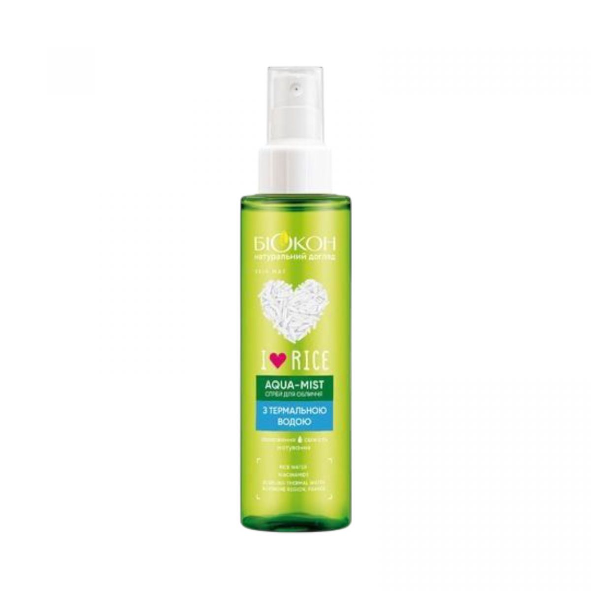 I love rice Спрей для лица 110мл AQUA-MIST с термальной водой фото 1 I love rice Спрей для лица 110мл AQUA-MIST с термальной водой фото 1