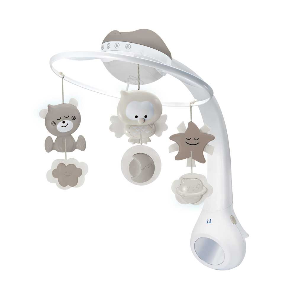INFANTINO Мобіль музичний з проектором 3 в 1, сірий  фото 1 INFANTINO Мобіль музичний з проектором 3 в 1, сірий  фото 1