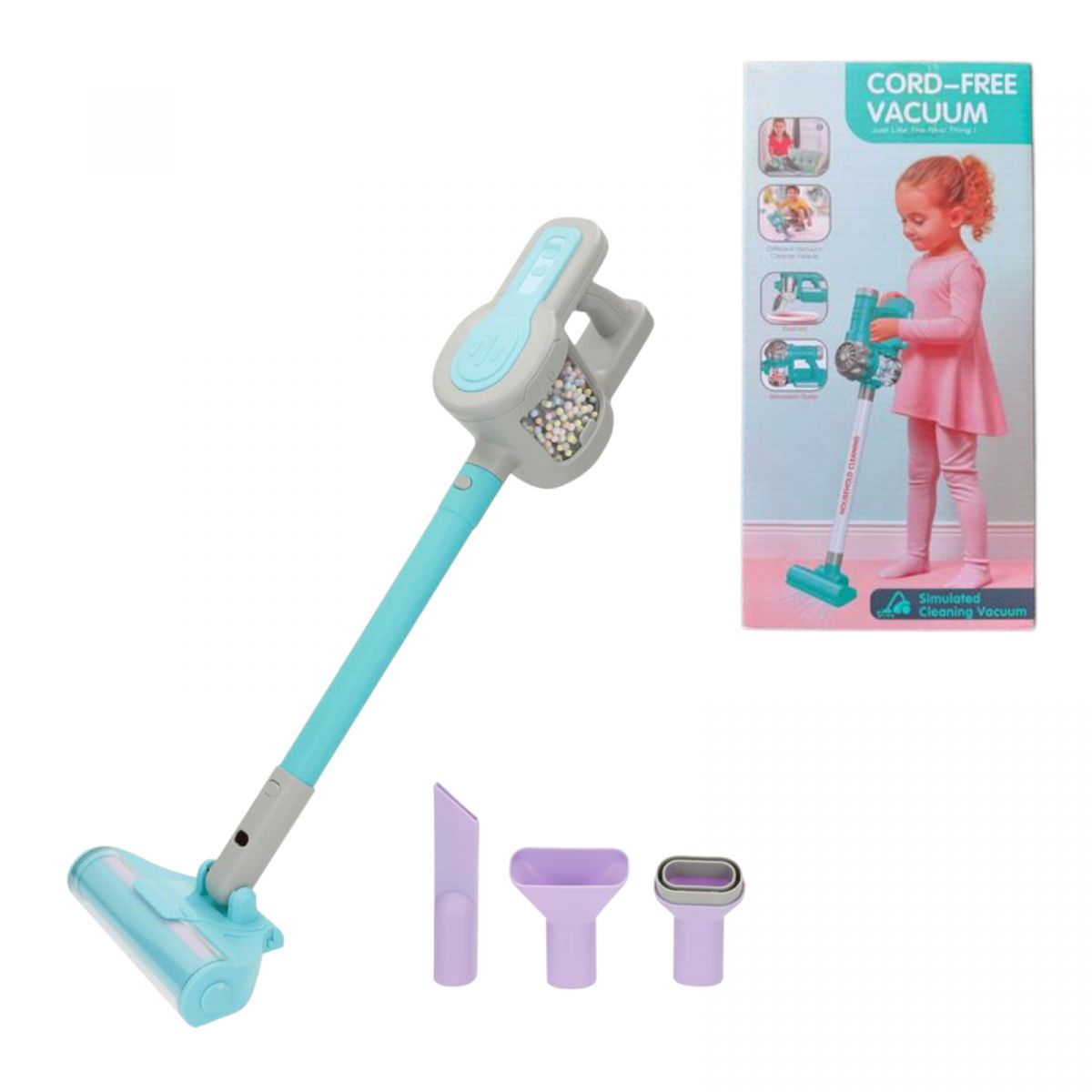 Пилосос ручний батар. кор. 32*7,5*18  фото 1