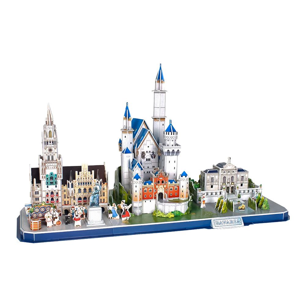 CubicFun ТРИВИМIРНА ГОЛОВОЛОМКА-КОНСТРУКТОР CITY LINE BAVARIA  фото 1 CubicFun ТРИВИМIРНА ГОЛОВОЛОМКА-КОНСТРУКТОР CITY LINE BAVARIA  фото 1
