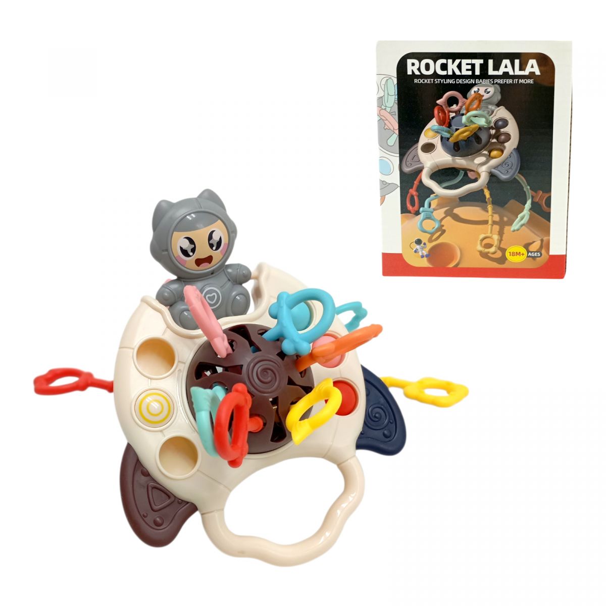 Погремушка пальчиковые игры, поп ит, резиновые прорезыватели, подвижные элементы, ручка для держания, в коробке  фото 1 Погремушка пальчиковые игры, поп ит, резиновые прорезыватели, подвижные элементы, ручка для держания, в коробке  фото 1