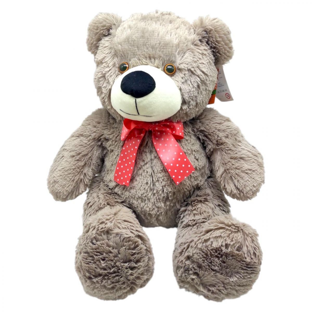 М'яка іграшка "Ведмедик Тедді" 50 см (СІРИЙ)  фото 1 М'яка іграшка "Ведмедик Тедді" 50 см (СІРИЙ)  фото 1