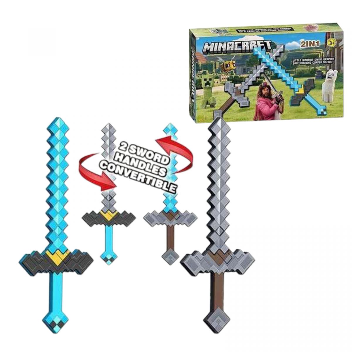 Зброя героя MINECRAFT (МЕЧІ) в коробці  фото 1