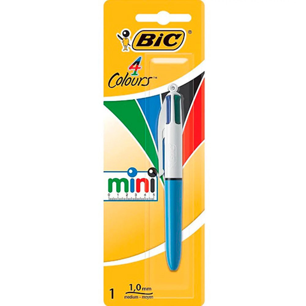 BIC Ручка 4 Colors Міні 1бл.  фото 1