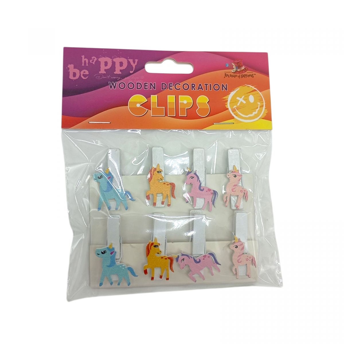 Деревʼяні декоративні затискачі, 8шт  фото 1