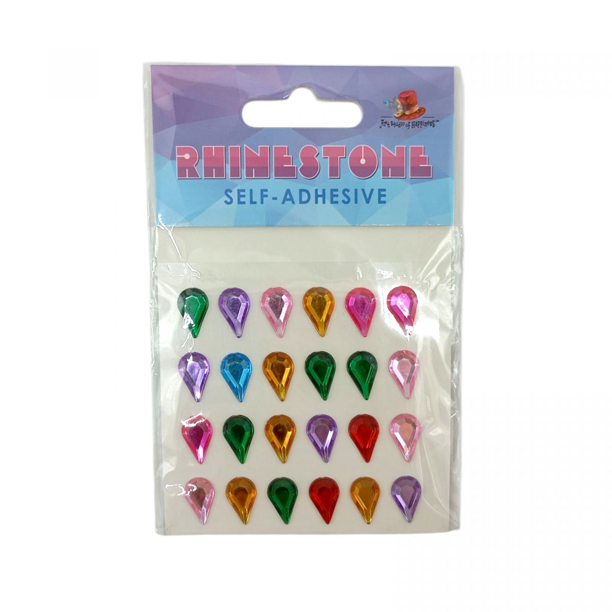 Стрази самоклеючі, 1,8*1,3см,24шт.  фото 1 Стрази самоклеючі, 1,8*1,3см,24шт.  фото 1