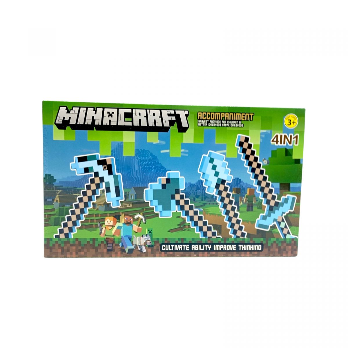 Зброя героя MINECRAFT в коробці УНІВЕРСАЛЬНА  фото 1