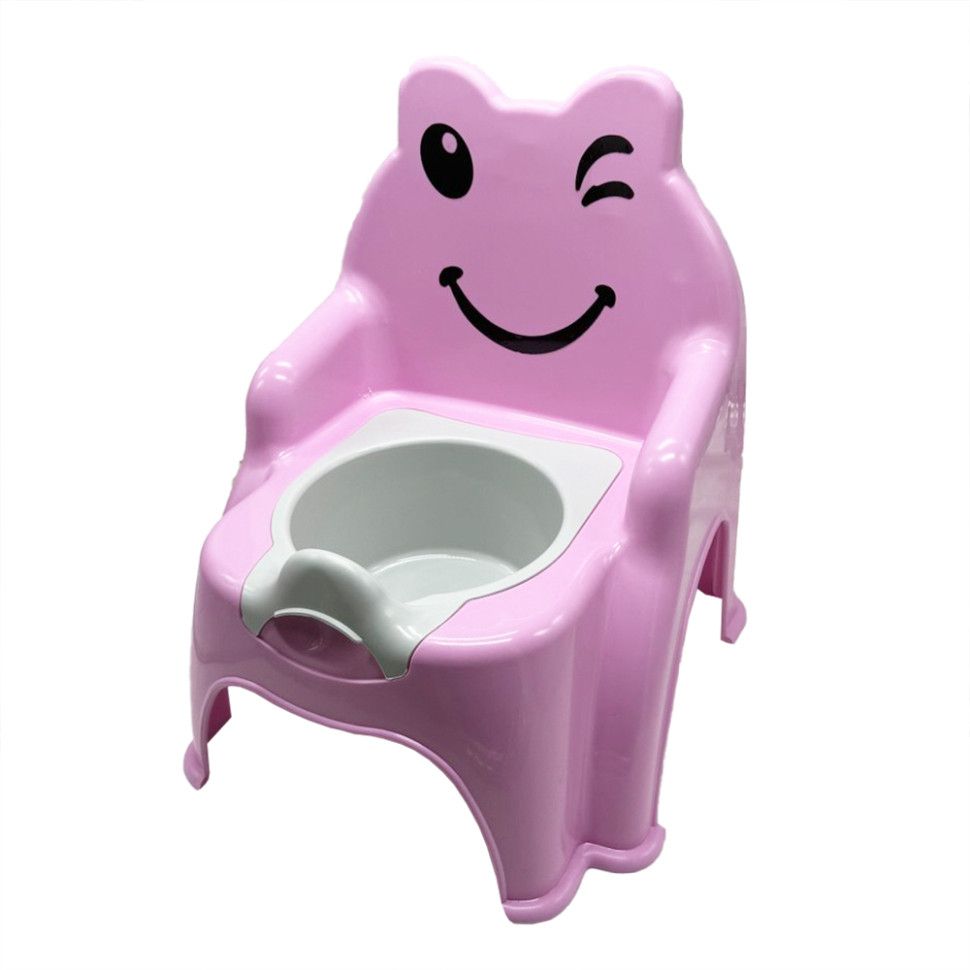 Горщик дитячий №1 світло-рожевий  фото 1