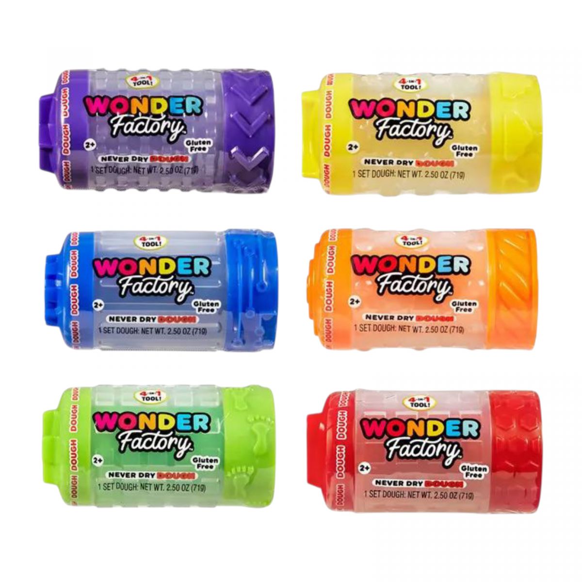 Незасихаюча маса для ліплення WONDER FACTORY - СВІТ КОЛЬОРУ І ФОРМИ (в асорт. , Дисп. )  фото 1 Незасихаюча маса для ліплення WONDER FACTORY - СВІТ КОЛЬОРУ І ФОРМИ (в асорт. , Дисп. )  фото 1