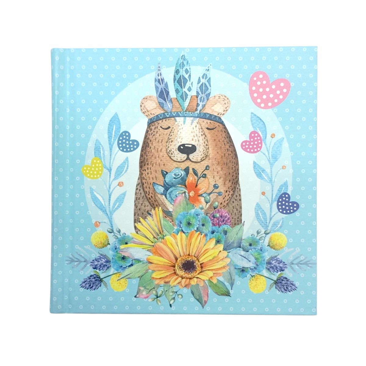 Скетчбук, 48 арк. ,10х10 (ВЕДМЕДИК)  фото 1