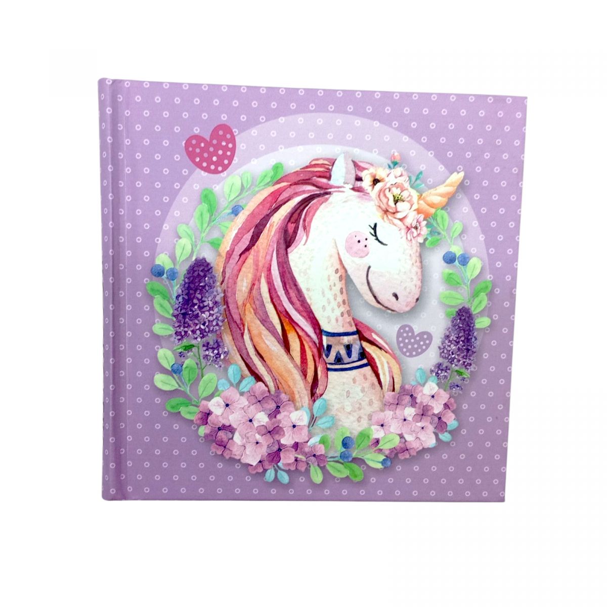 Скетчбук,10х10, 48 арк. ,(ЄДИНОРІЖКА)  фото 1