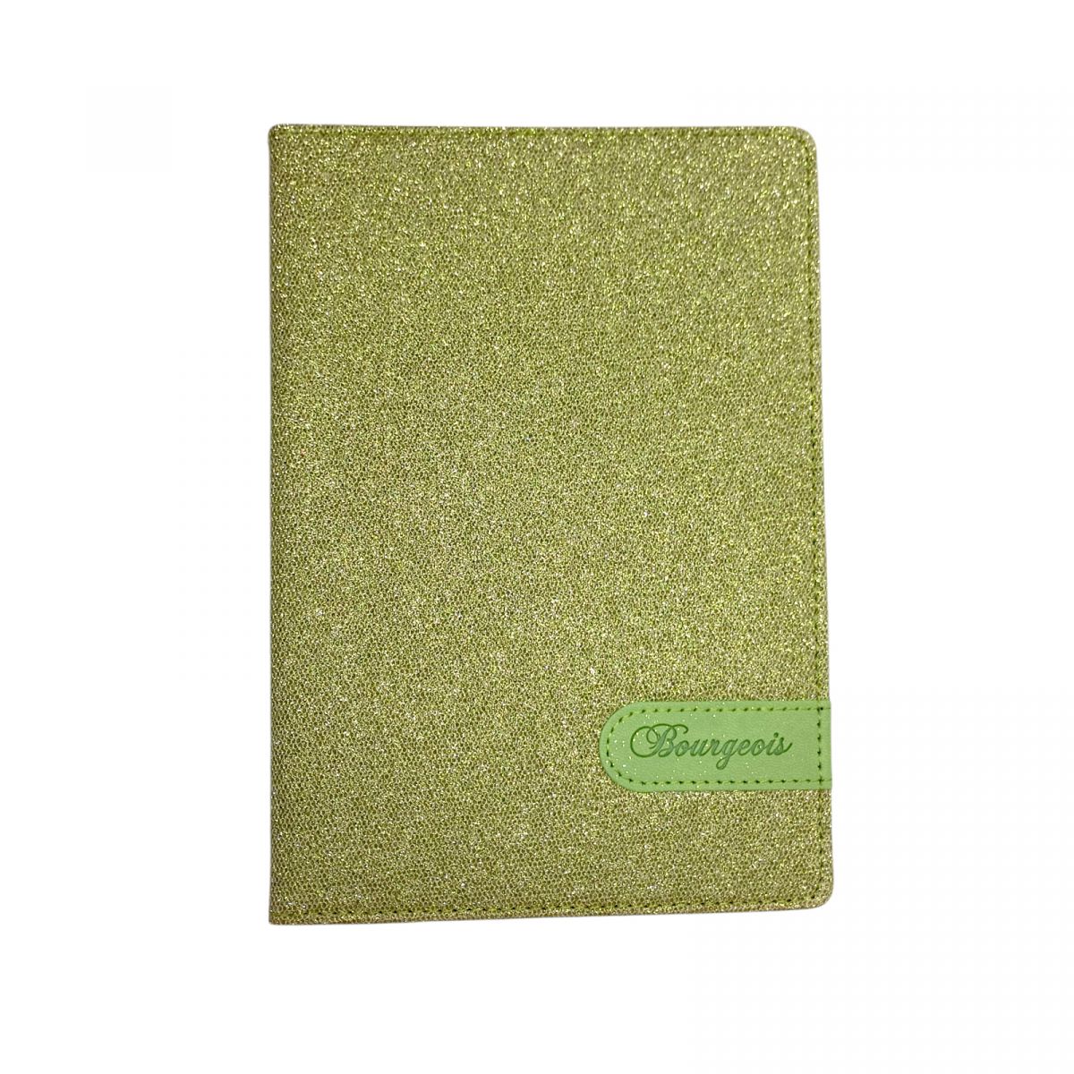 Блокнот Кожзам, А5, 80аркушів, клітинка (ЗОЛОТИСТИЙ)  фото 1