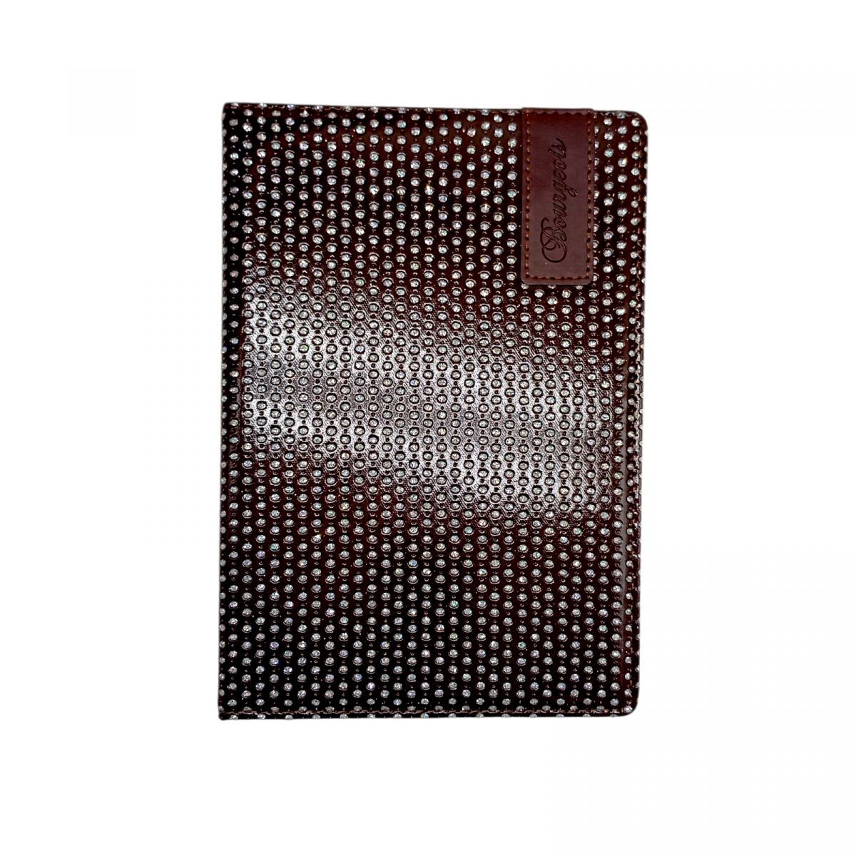 Блокнот Кожзам, А5, 80аркушів, клітинка (КОРИЧНЕВИЙ)  фото 1