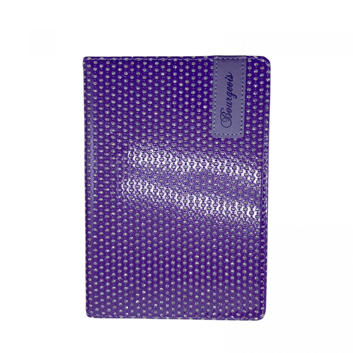 Блокнот Кожзам, А5, 80аркушів, клітинка (ФІОЛЕТОВИЙ)  фото 1