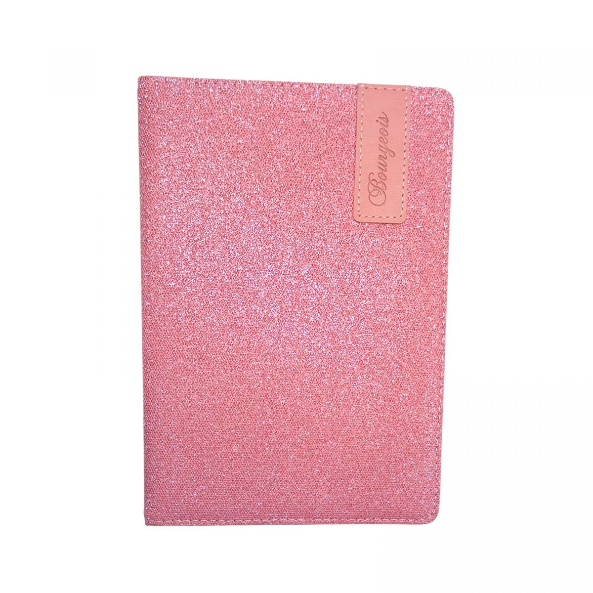 Блокнот Кожзам, А5, 80 аркушів, клітинка (СВІТЛО-РОЖЕВИЙ)  фото 1