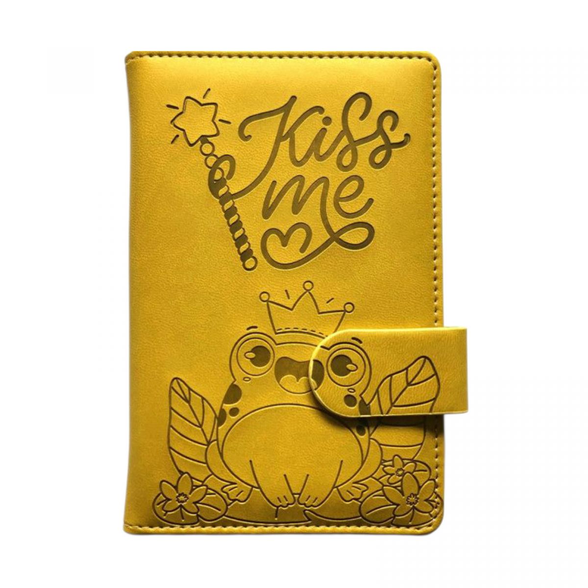 Блокнот, Кожзам, А6, 64аркуші (ЖАБКА)  фото 1