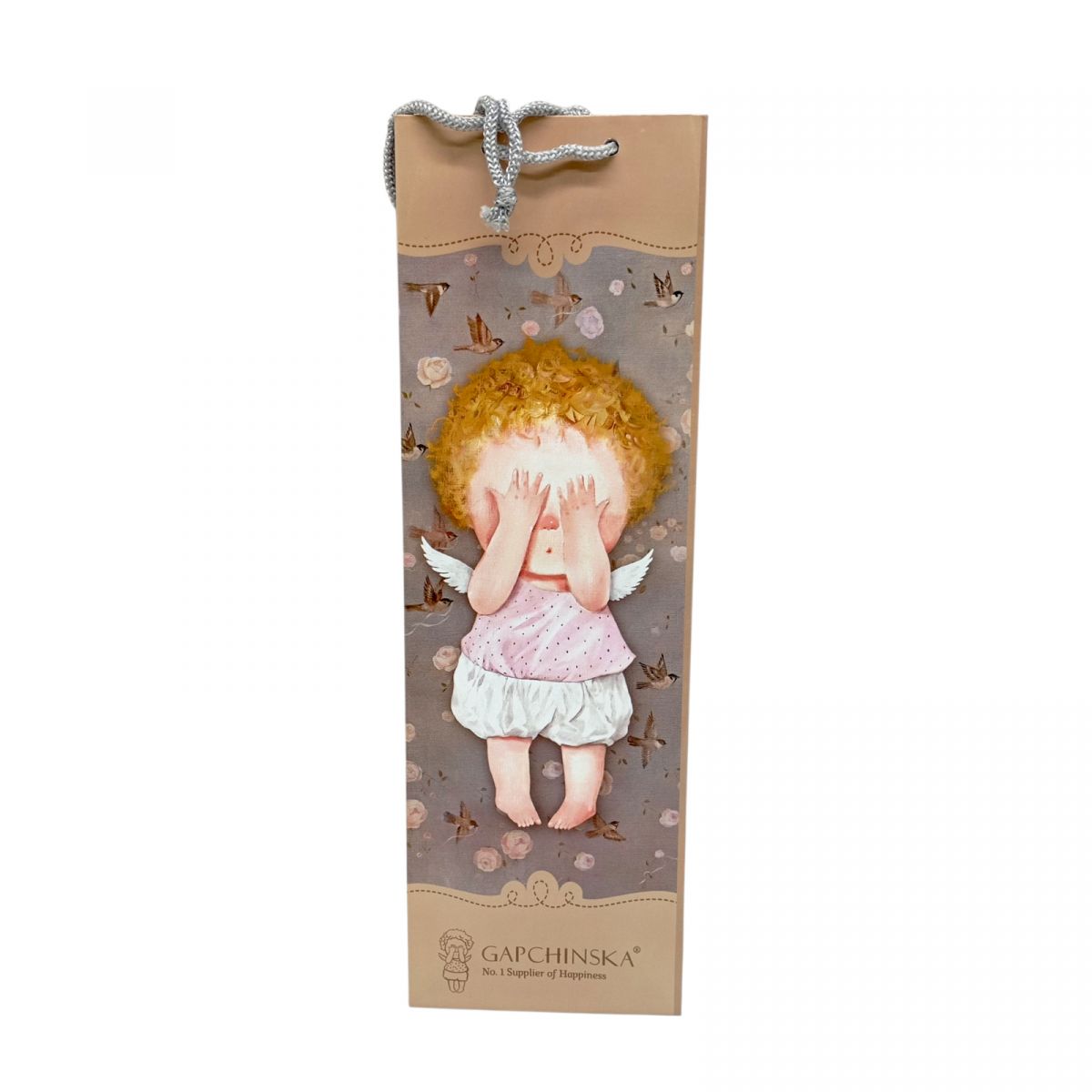 Пакет паперовий 11. 5*37*8. 5  КОРИЧНЕВИЙ  фото 1