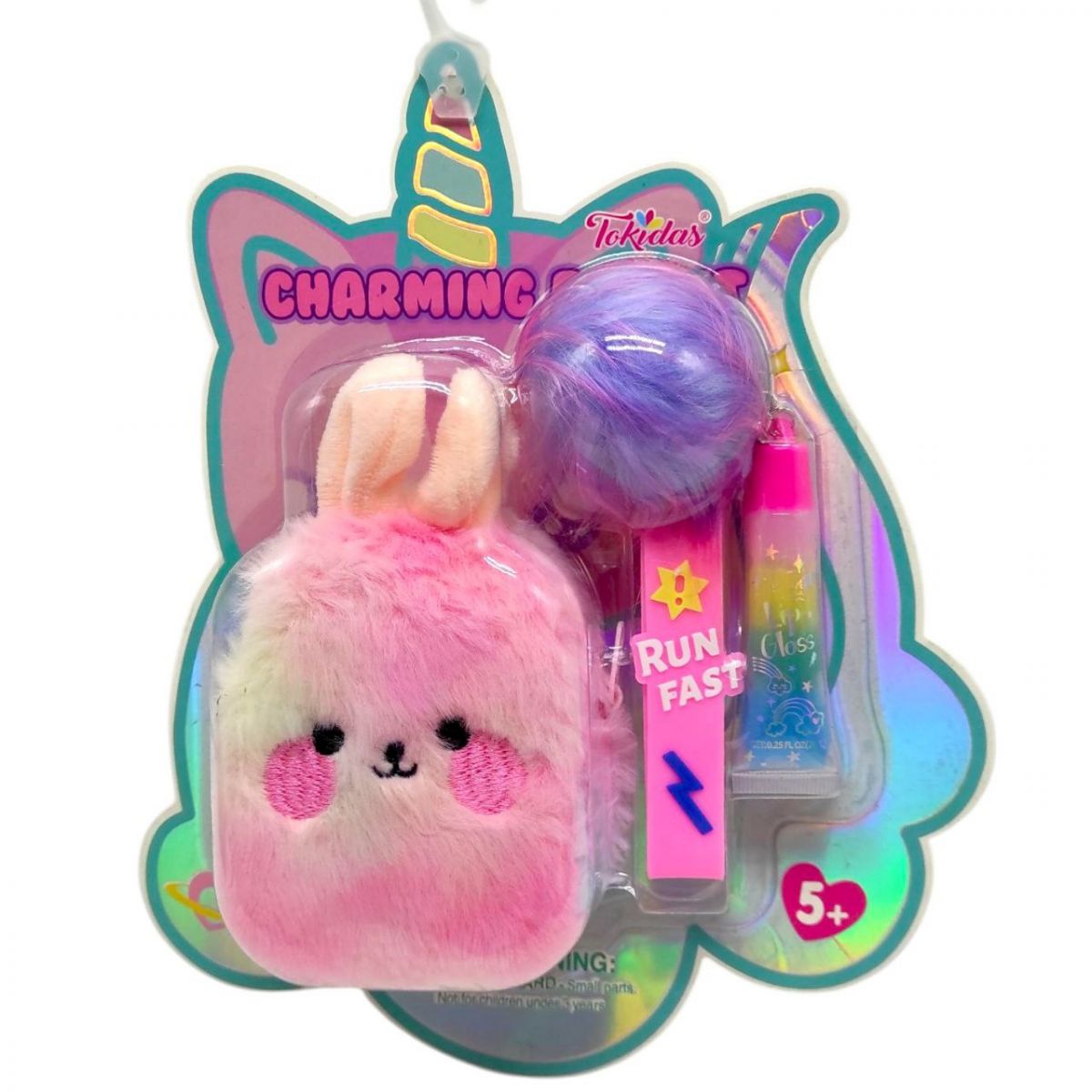 Косметика (блиск для губ, стильна іграшка-брелок-гаманець)  фото 1