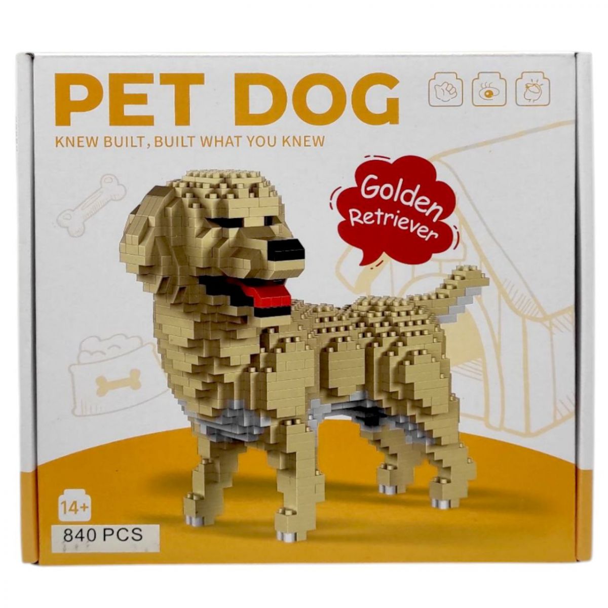 Конструктор "Песик" міні деталі, у короб 21х19х4 см  фото 1