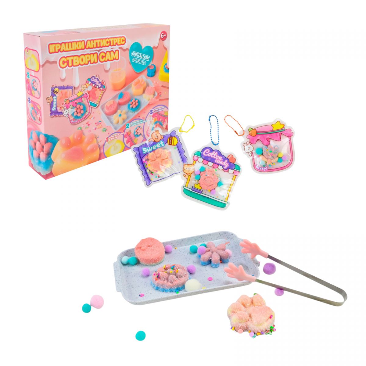 Набір для творчості ТАБА-СКВІШ, покрокова інструкція на укр. мові.  у короб.  30,2*25,*6 см  фото 1